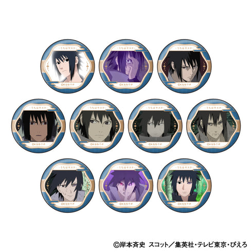 『NARUTO-ナルト- 疾風伝』うちはサスケ 顔コレ缶バッジ【BOX】